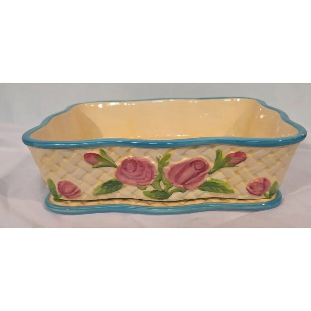 Temptations by Tara Rose Rectangular Baker 2.5 Qt Ovenware Dish